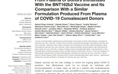 In Vitro Characterization of Anti-SARS-CoV-2 Intravenous Immunoglobulins (IVIg) Produced From Plasma of Donors Immunized With the BNT162b2 Vaccine and Its Comparison With a Similar Formulation Produced from Plasma of COVID-19 Convalescent Donors