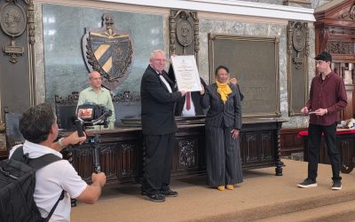 Ludger Wessjohann is an honorary doctor of the University of Havana